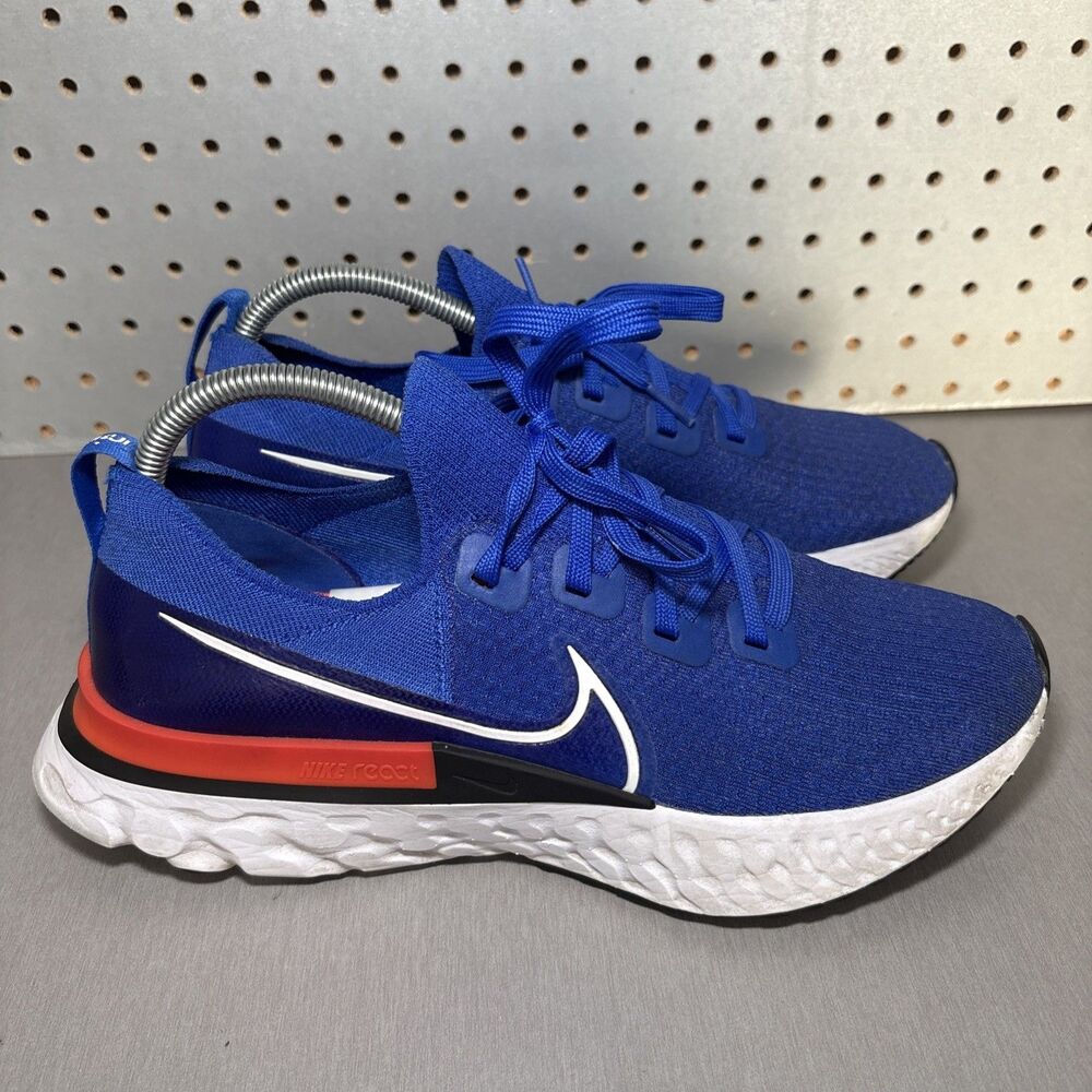 Nike React Infinity Run Flyknit Shoes Mens Size 9.5 Blue Running CD4371-400